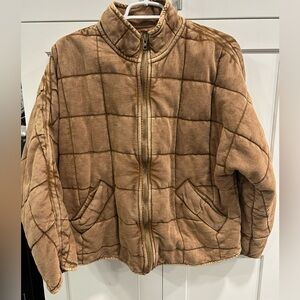 Free People - Dolman Quilted Knit Jacket